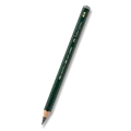 Szara ołówek Castell 9000 Jumbo 2B Faber Castell (119302)