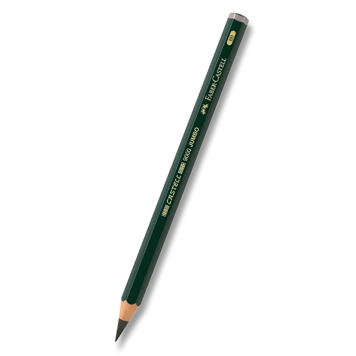 Główne zdjęcie produktu Grafitová tužka Castell 9000 Jumbo 6B Faber Castell (119306)