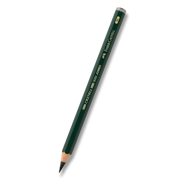 Główne zdjęcie produktu Grafitová tužka Castell 9000 Jumbo 8B Faber Castell (119308)
