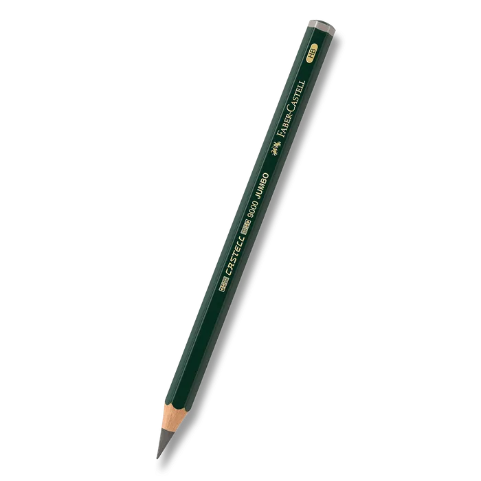 Główne zdjęcie produktu Grafitová tužka Castell 9000 Jumbo HB Faber Castell (119300)