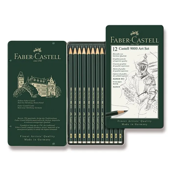 Główne zdjęcie produktu Grafitová tužka Castell 9000 Art sada Faber Castell (119065)