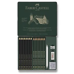 Ołówek grafitowy Faber-Castell 115224 Pitt Monochrome Graphite zestaw 20 sztuk
