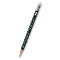 Ołówek grafitowy Faber-Castell Castell 9000 Perfect Pencil - z gumką, bez skuwki
