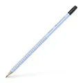 Następne zdjęcie produktu Ołówek grafitowy Faber-Castell Grip 2001 z gumką, twardość B, błękitny