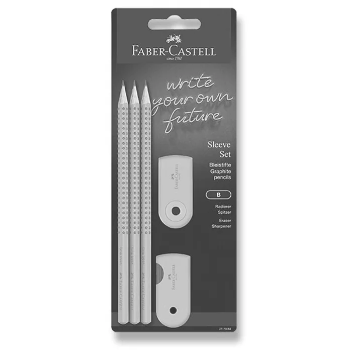 Główne zdjęcie produktu Grafitová tužka Faber-Castell Grip 2001 set, 5 ks