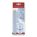 Zestaw ołówków grafitowych Faber-Castell Grip 2001 Sky Blue, 5 szt.