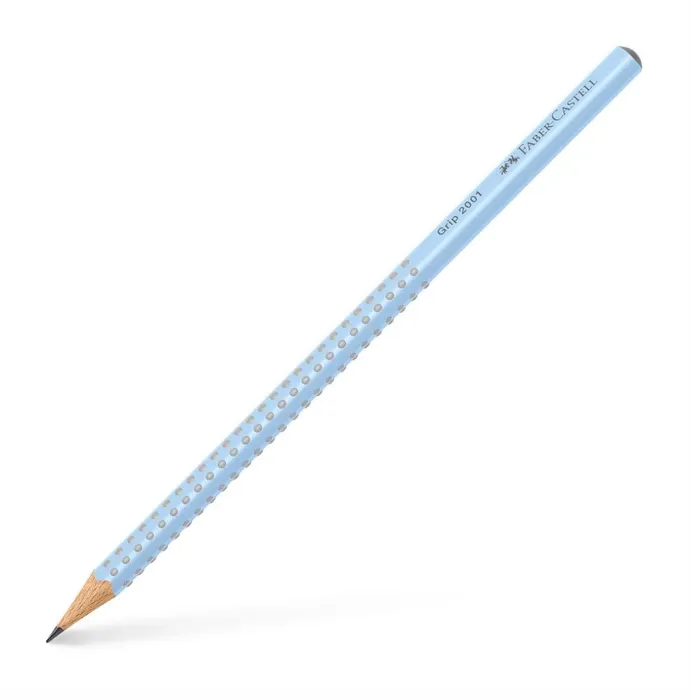 Główne zdjęcie produktu Grafitová tužka Faber-Castell Grip 2001 tvrdost B (číslo 1), sv. modrá