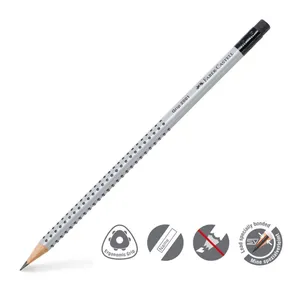 Ołówek grafitowy Faber-Castell 117200 Grip 2001 twardość HB z gumką