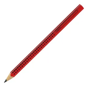 Ołówek grafitowy Faber-Castell Grip Jumbo czerwony, twardość B 111921