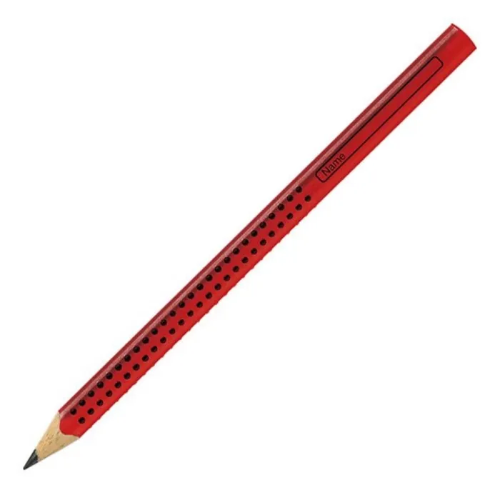 Główne zdjęcie produktu Grafitová tužka Faber-Castell Grip Jumbo červená, tvrdost B 111921