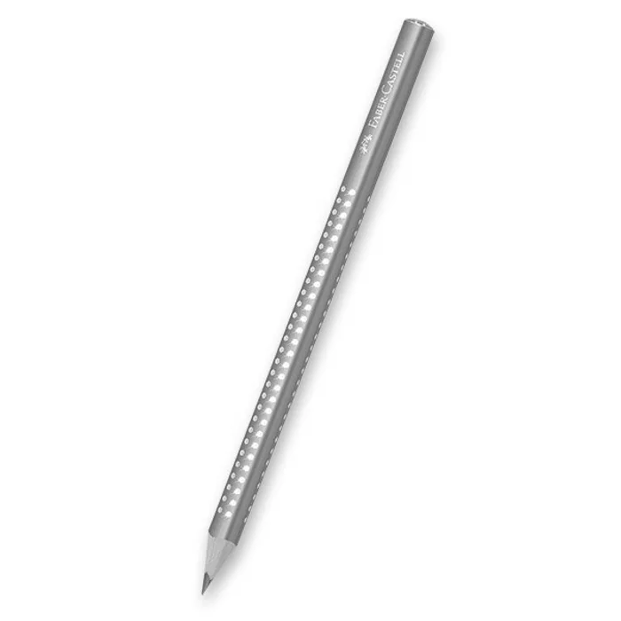 Główne zdjęcie produktu Grafitová tužka Faber-Castell Jumbo Sparkle - perleťové odstíny fialová