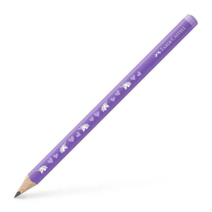 Główne zdjęcie produktu Grafitová tužka Faber-Castell Jumbo Unicorn HB, fialová