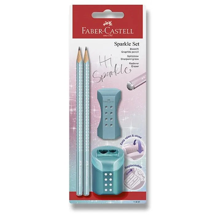 Główne zdjęcie produktu Grafitová tužka Faber-Castell Sparkle Cosmic Ocean set