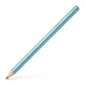 Następne zdjęcie produktu Ołówek grafitowy Faber-Castell Sparkle Jumbo perłowe odcienie, turkusowy