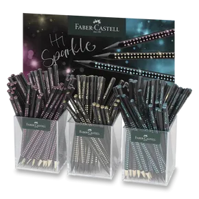 Stojak na ołówki grafitowe Faber-Castell Sparkle Midnight