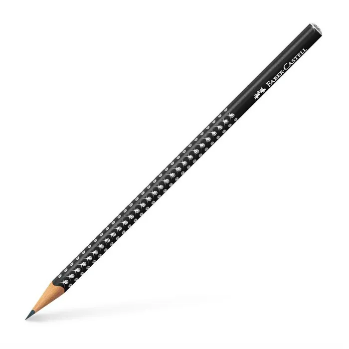 Główne zdjęcie produktu Grafitová tužka Faber-Castell Sparkle - perleťové odstíny, černá