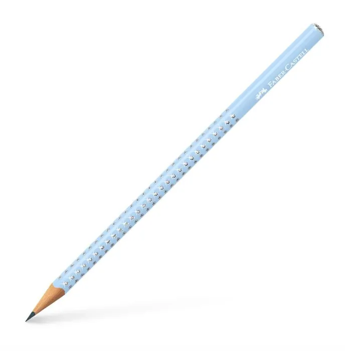 Główne zdjęcie produktu Grafitová tužka Faber-Castell Sparkle - perleťové odstíny, sv. modrá