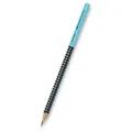 Grafitowy uchwyt do ołówka, dwukolorowy, turkusowy / czarny Faber-Castell 517012