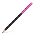 Ołówek grafitowy Jumbo Grip Two Faber-Castell 511911, różowo-czarny