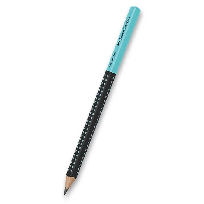 Główne zdjęcie produktu Grafitová tužka Jumbo Grip Two Tone, tyrkysová / černá Faber-Castell 511912
