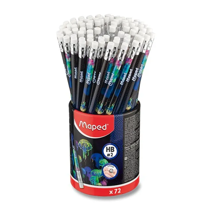 Główne zdjęcie produktu Grafitová tužka Maped Deepsea Paradise tvrdost HB, stojánek 72 ks