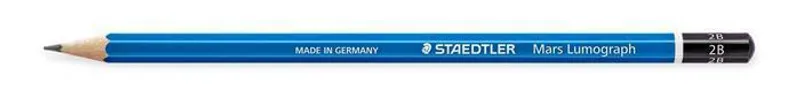 Główne zdjęcie produktu Grafitová tužka "Mars Lumograph", 2B, šestihranná, STAEDTLER