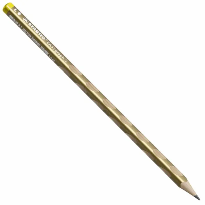 Główne zdjęcie produktu Grafitová tužka pro leváky STABILO EASYgraph S Metallic Edition zlatá - HB [1 ks]