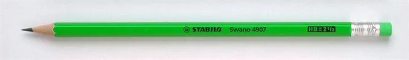Główne zdjęcie produktu Grafitová tužka STABILO Swano neon zelená