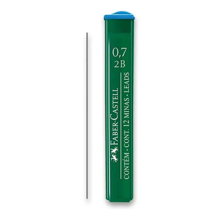 Główne zdjęcie produktu Grafitové tuhy Faber-Castell 521702 Mine Polymer tvrdost 2B