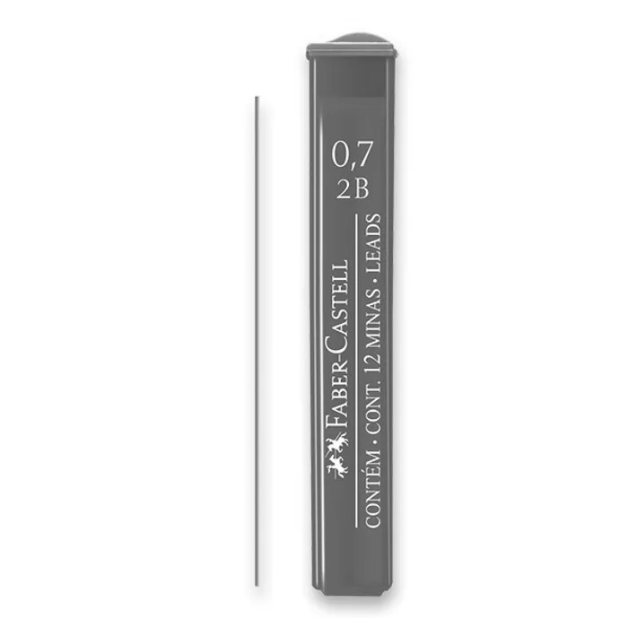Główne zdjęcie produktu Grafitové tuhy Faber-Castell 521702 Mine Polymer tvrdost 2B