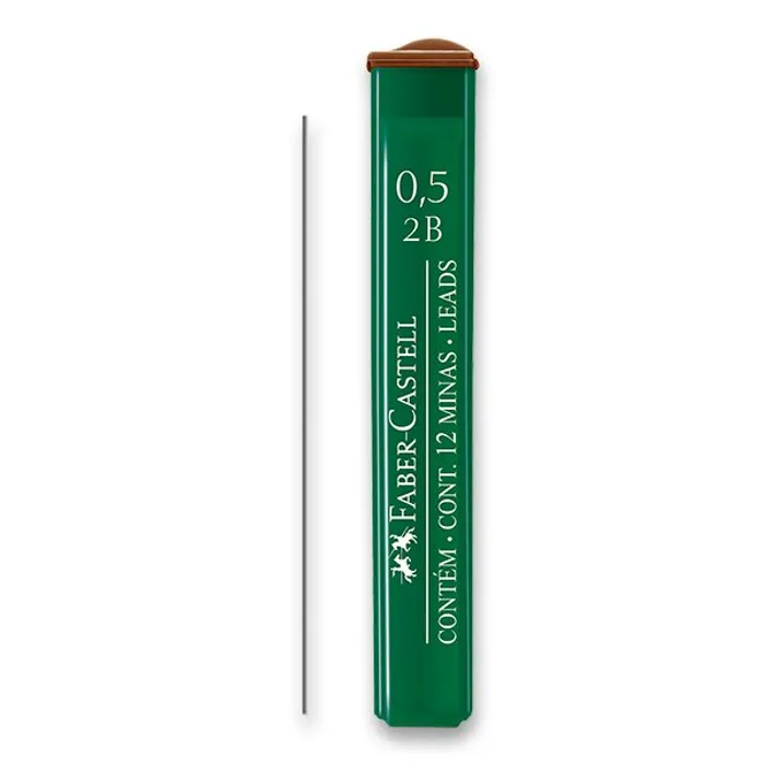 Główne zdjęcie produktu Grafitové tuhy Faber-Castell Mine Polymer tvrdost 2B