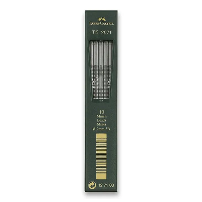 Główne zdjęcie produktu Grafitové tuhy Faber-Castell TK 9071 2 mm, tvrdost 3B