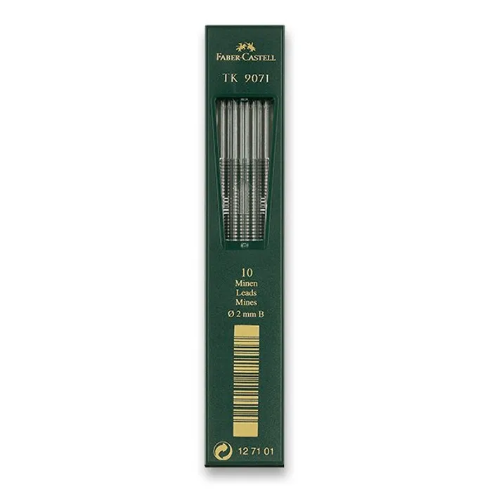 Główne zdjęcie produktu Grafitové tuhy Faber-Castell TK 9071 2 mm,tvrdost B