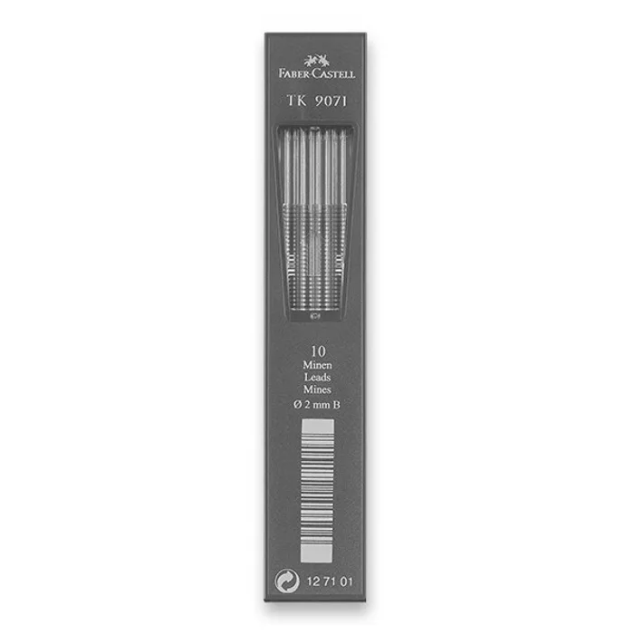 Główne zdjęcie produktu Grafitové tuhy Faber-Castell TK 9071 2 mm,tvrdost B