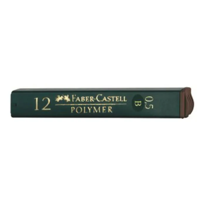 Główne zdjęcie produktu Grafitové tuhy Superpolymer 0.5mm 2H Faber Castell 120512