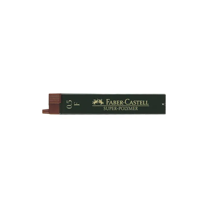 Główne zdjęcie produktu Grafitové tuhy Superpolymer 0.5mm F Faber Castell 120510