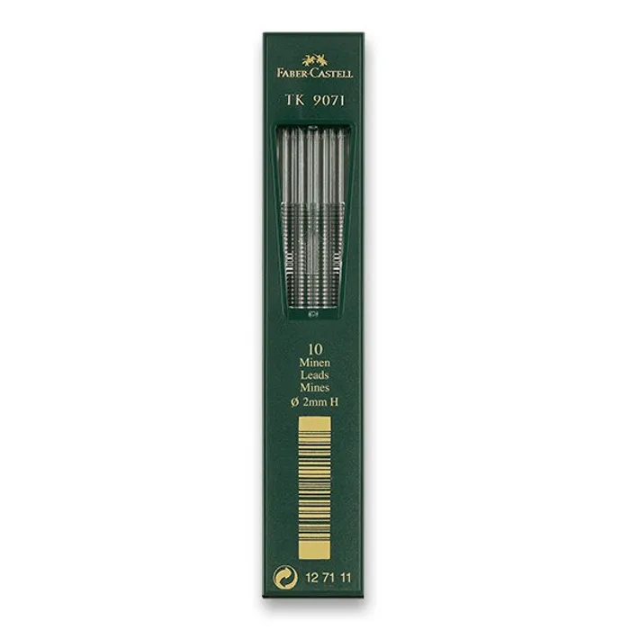 Główne zdjęcie produktu Grafitové tuhy Faber-Castell TK 9071 2 mm,tvrdost H