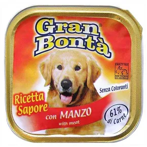 GRAN BONTA pasztet z wołowiną dla psów 150g