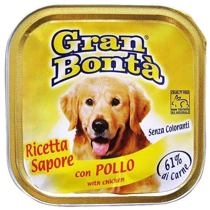 Główne zdjęcie produktu GRAN BONTA paštika s kuřecím masem pro psy 150g