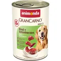 GRANCARNO Adult - wołowina, serce kacze 400g