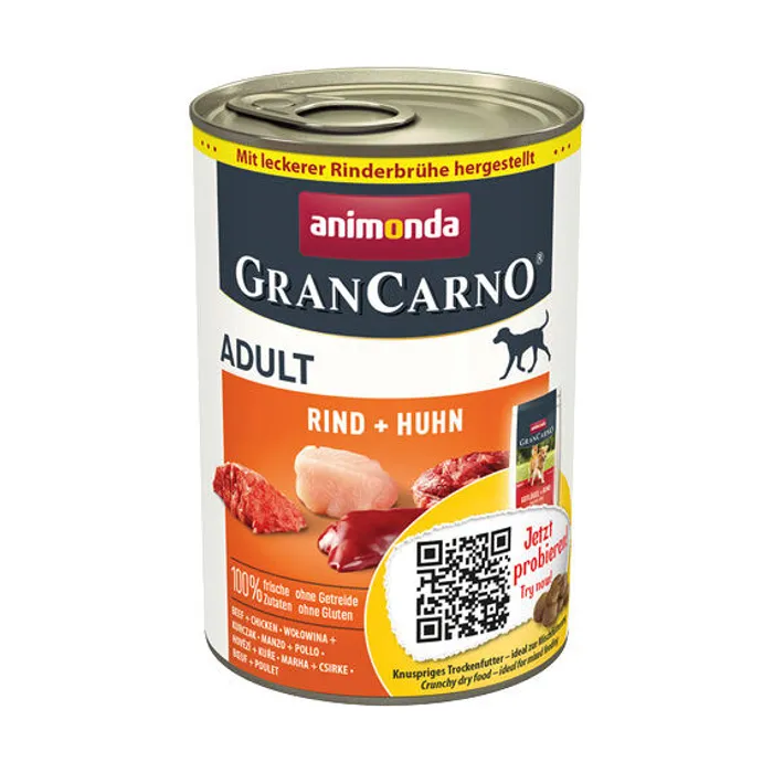 Główne zdjęcie produktu GRANCARNO Adult - hovězí, kuře 400g