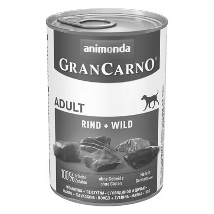 Główne zdjęcie produktu GRANCARNO Adult - hovězí + zvěřina 400g