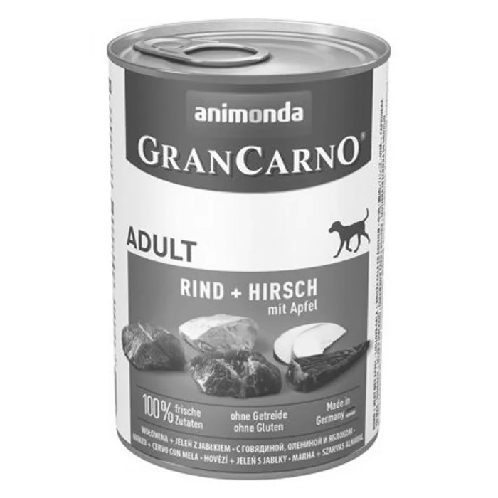 Główne zdjęcie produktu GRANCARNO Adult - jelení maso + jablka 400g