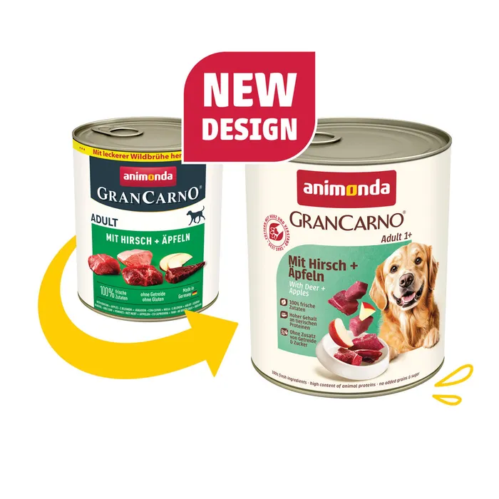 Główne zdjęcie produktu GRANCARNO Adult - s jelením masem a jablky 800 g