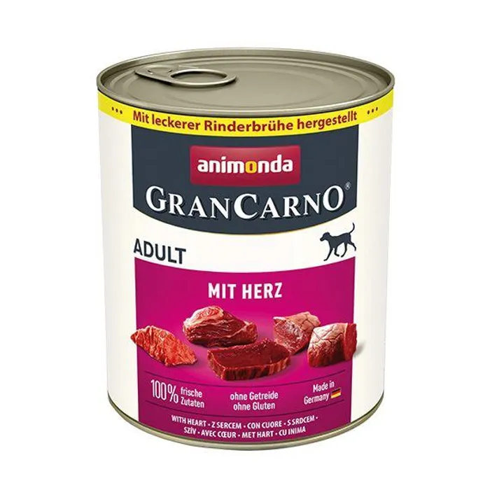Główne zdjęcie produktu GRANCARNO Adult - se srdcem 800 g