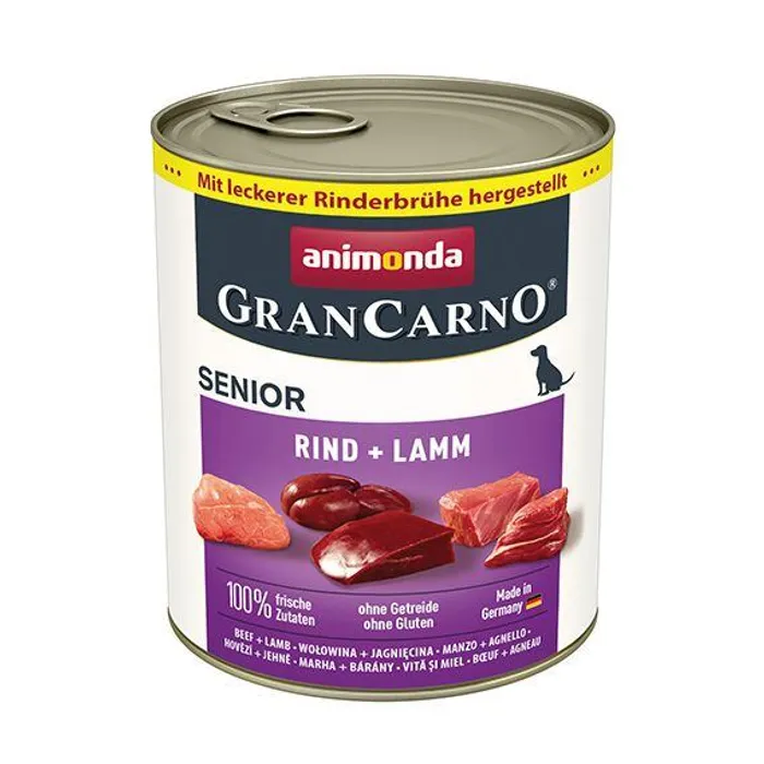 Główne zdjęcie produktu GRANCARNO Senior - hovězí, jehněčí 800 g
