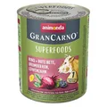 Następne zdjęcie produktu GRANCARNO Superfoods wołowina, burak, jeżyny, mniszek lekarski 800 g dla psów