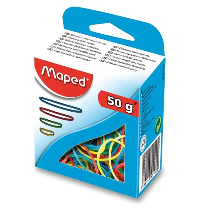 Główne zdjęcie produktu Gumičky, 50 g, mix barev