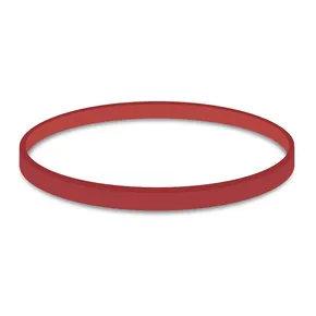 Gumka recepturka szeroka czerwona 5mm średnica 10cm [1 kg]