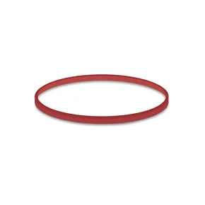 Gumka recepturka wąska czerwona 1mm średnica 6cm [50 g]